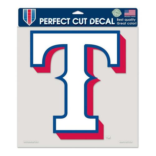 Wincraft Texas Rangers 8"x8" Perfect Cut Decal - Primary Image