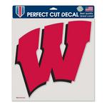 Wincraft Wisconsin Badgers 8"x8" Perfect Cut Decal - Thumbnail 1 of 2