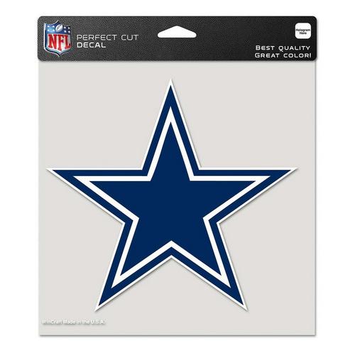 Wincraft Dallas Cowboys 8"x8" Perfect Cut Decal - Primary Image
