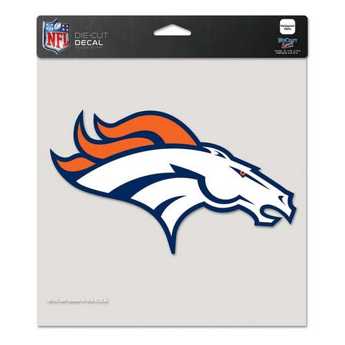 Wincraft Denver Broncos 8"x8" Perfect Cut Decal - Primary Image