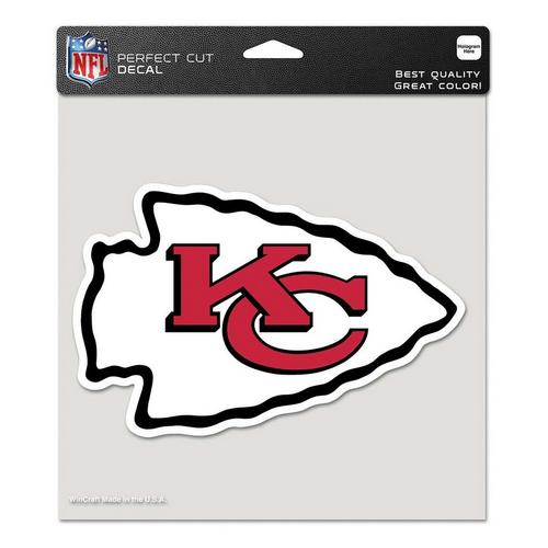 Wincraft Kansas City Chiefs 8"x8" Perfect Cut Decal - Primary Image