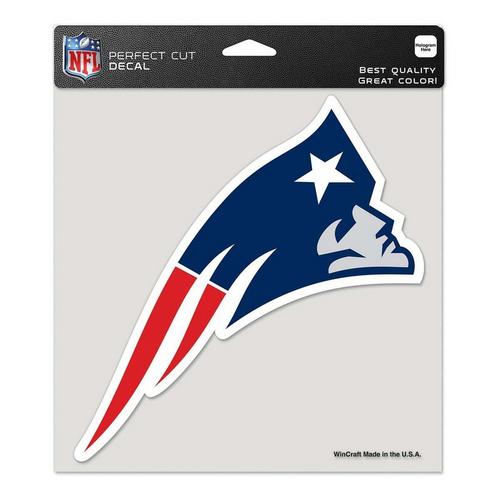 Wincraft New England Patriots 8"x8" Perfect Cut Decal - Primary Image