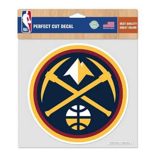Wincraft Denver Nuggets Perfect Cut 8"x8" Decal - Primary Image