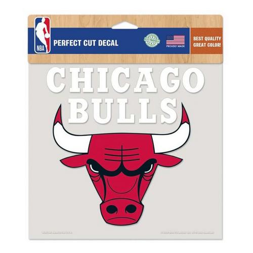 Wincraft Chicago Bulls 8"x8" Perfect Cut Decal - Primary Image