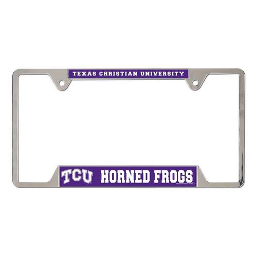 Wincraft TCU Horned Frogs Metal License Plate Frame - Primary Image