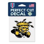 Wincraft Wichita State Shockers Perfect Cut Color Decal - Thumbnail 1 of 3