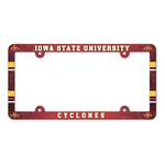 Wincraft Iowa State Cyclones Plastic License Plate Frame - Thumbnail 1 of 2