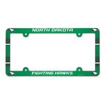 Wincraft North Dakota Fighting Hawks Plastic License Plate Frame - Thumbnail 1 of 2