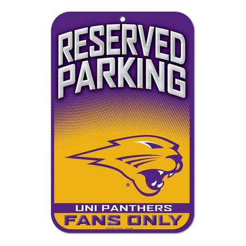 Wincraft Northern Iowa Panthers 11"x17" Reserved Parking Sign - Primary Image