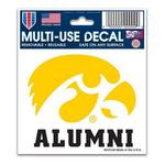 Wincraft Iowa Hawkeyes Alumni 3"x4" Multi Use Decal - Thumbnail 1 of 2