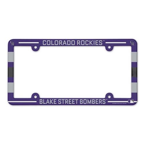 Wincraft Colorado Rockies Plastic License Plate Frame - Primary Image