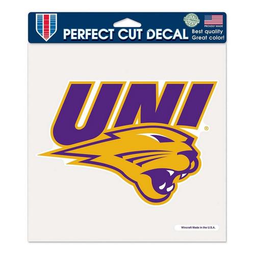 Wincraft Northern Iowa Panthers 8"x8" Perfect Cut Decal - Primary Image
