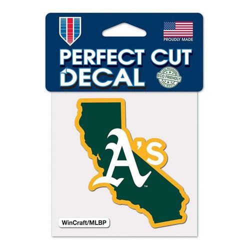 Wincraft Oakland Athletics 4"x4" Perfect Cut Decal - Primary Image
