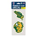 Wincraft North Dakota State Bison 4"x8" Perfect Cut Decal - Thumbnail 1 of 2