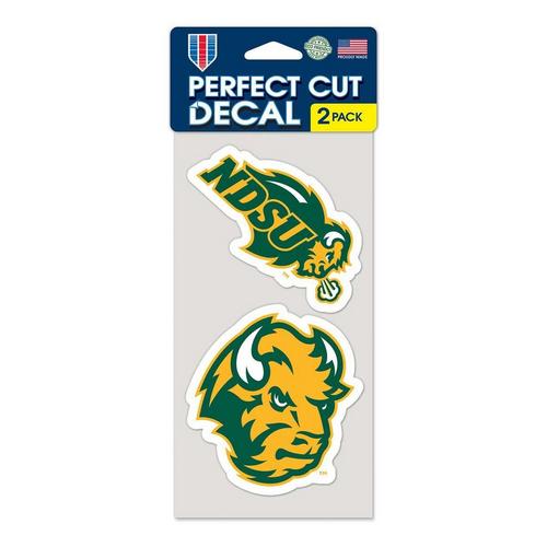 Wincraft North Dakota State Bison 4"x8" Perfect Cut Decal - Primary Image