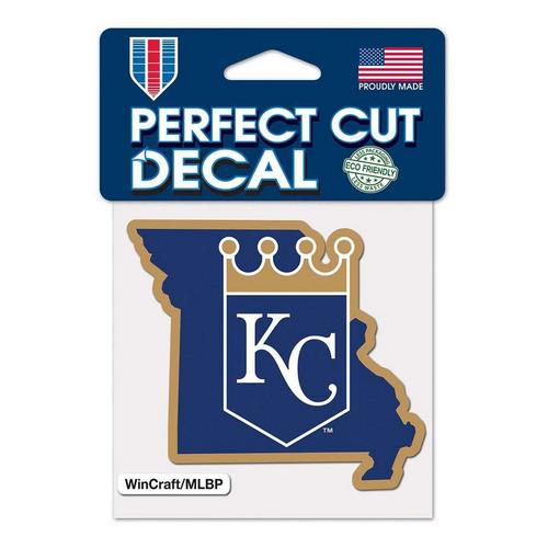 Wincraft Kansas City Royals 4"x4" Perfect Cut Decal - Primary Image