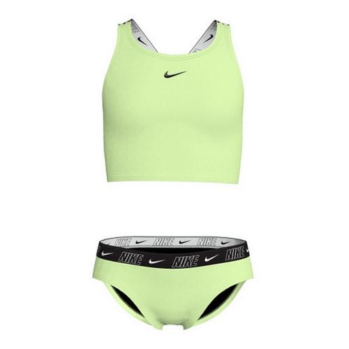 Girls' Nike Logo Tape Crossback Swim Tankini Set - Primary Image