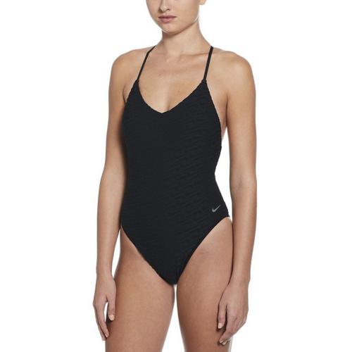 Women's Nike Y Back Swoosh Link One Piece Swimsuit - Primary Image