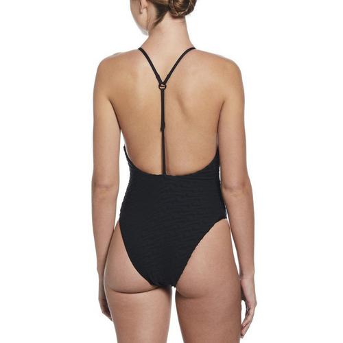 Women's Nike Y Back Swoosh Link One Piece Swimsuit - Primary Image