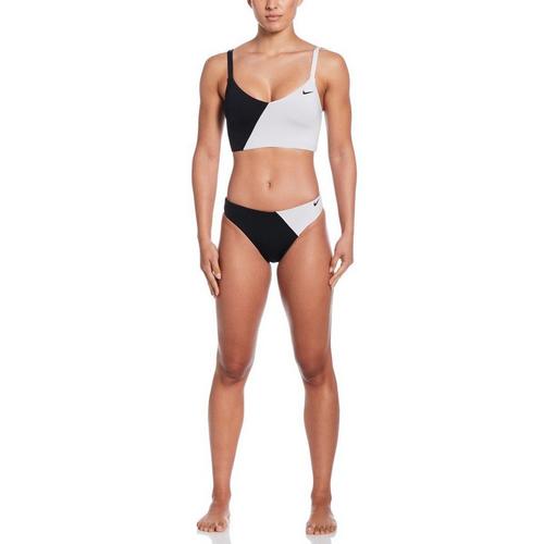 Women's Nike Midkini V Neck Swim Bikini Top - Primary Image