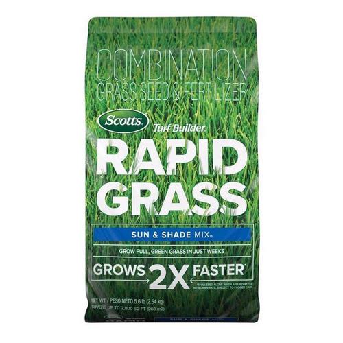 Scotts Turf Builder Rapid Grass Sun & Shade Mix 5.6 lb bag - Primary Image