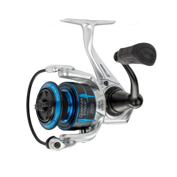 Quantum Strive Saltwater Fishing Spinning Reel Left/Right Hand Retrieve Silver/Blue