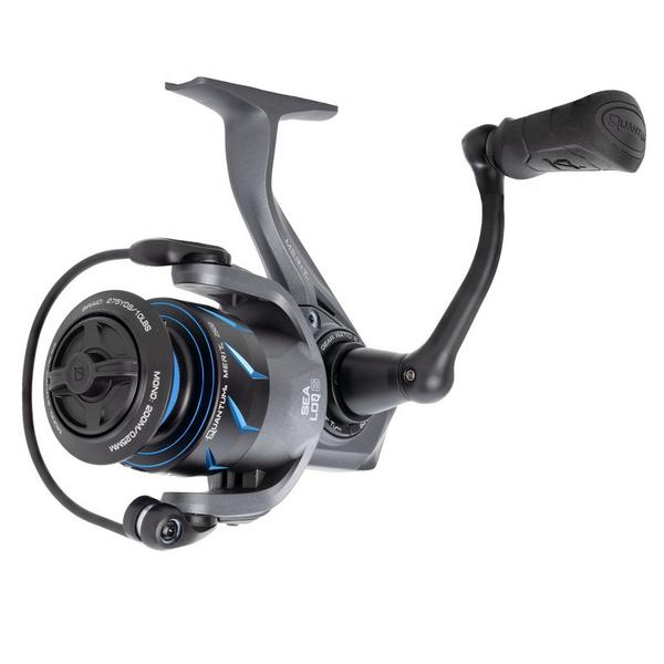 Quantum Merit Saltwater Fishing Spinning Reel Left/Right Hand Retrieve Gray/Black