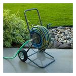 Yard Butler 175 ft. Silver Wheeled Hose Reel Cart - Thumbnail 2 of 2