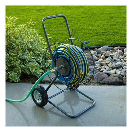 Yard Butler 175 ft. Silver Wheeled Hose Reel Cart - Primary Image