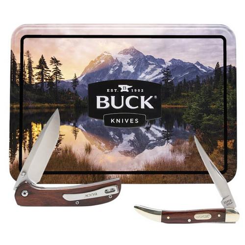 Buck Holiday Gift Tin Knife Set Pocket Knife - Primary Image