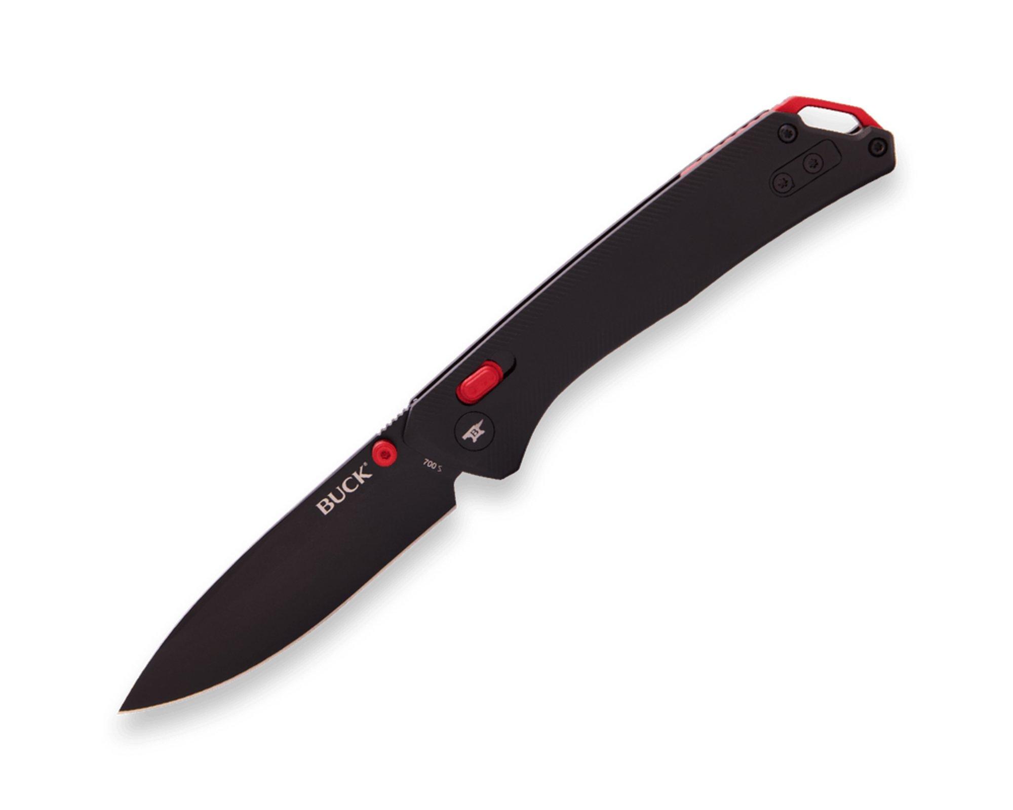 Buck 700 Nomad Black Oxide D2 Folding Pocket Knife - Buck Knives