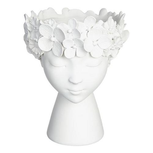 Allstate Floral 9.4" Flower Lady Head Vase - Primary Image