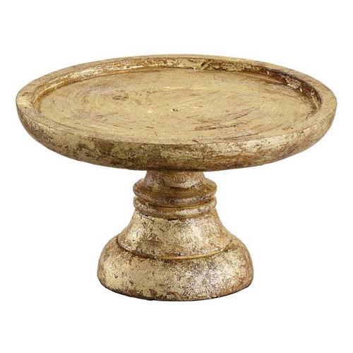 Allstate Floral 5in Wood Cake Stand - Primary Image