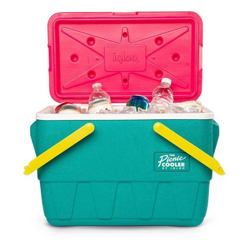 Igloo Retro Picnic Basket 25 Qt Cooler - Primary Image