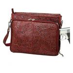 Gun Tote'n Mamas Tooled American Cowhide Concealed Carry Purse - Thumbnail 1 of 3