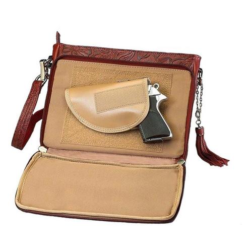 Gun Tote'n Mamas Tooled American Cowhide Concealed Carry Purse - Primary Image