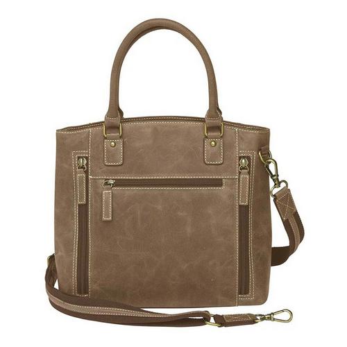 Gun Tote'n Mamas Concealed Carry Distressed Leather Tote Purse - Primary Image