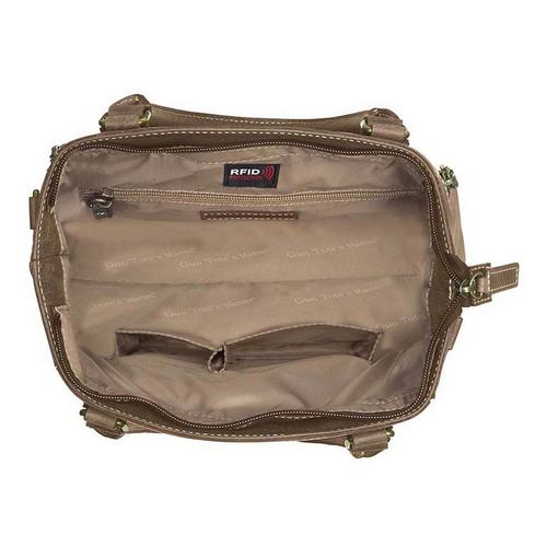 Gun Tote'n Mamas Concealed Carry Distressed Leather Tote Purse - Primary Image