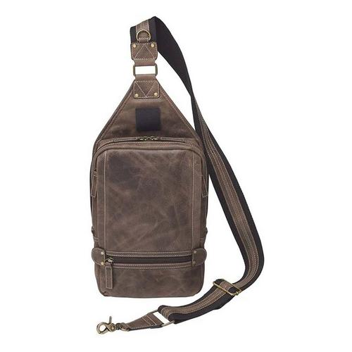 Gun Tote'n Mamas Buffalo Leather Sling Backpack - Primary Image