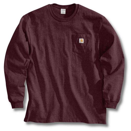 Men's Carhartt Loose Fit Heavyweight Pocket Long Sleeve T-Shirt - Primary Image