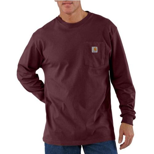 Men's Carhartt Loose Fit Heavyweight Pocket Long Sleeve T-Shirt - Primary Image