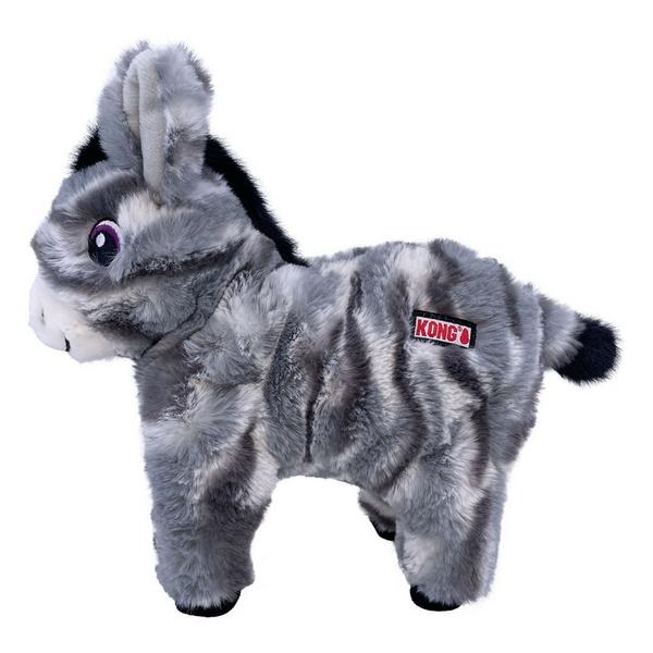 KONG Low Stuff Stripes Donkey Dog Toy