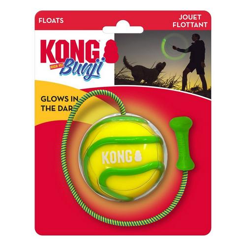 KONG Bunji High-Viz Ball Dog Toy - Primary Image