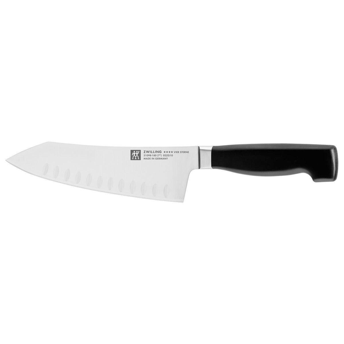 Zwilling Four Star 7" Rocking Santoku Knife Kitchen Knife - Zwilling