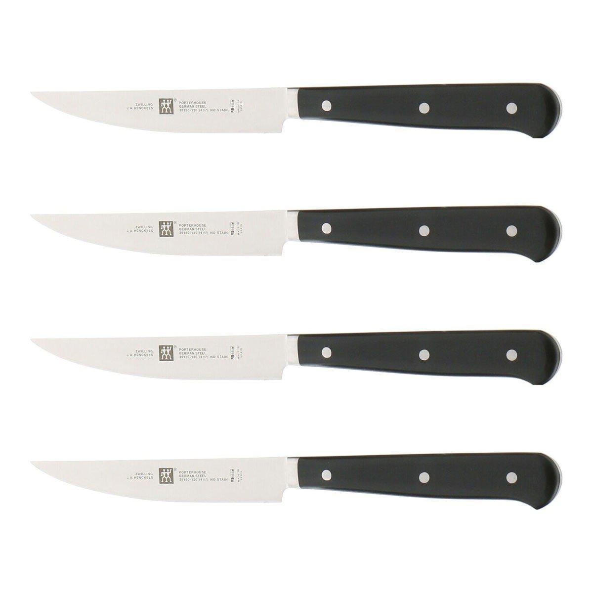 Zwilling 4 Piece Porterhouse Steak Knife Set - Zwilling