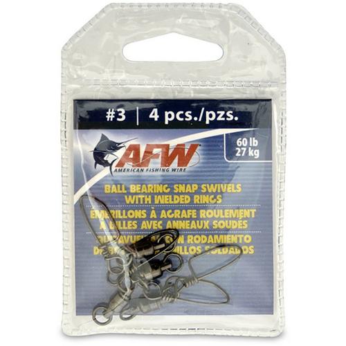 AFW Solid Brass Ball Bearing Snap Swivels - Primary Image