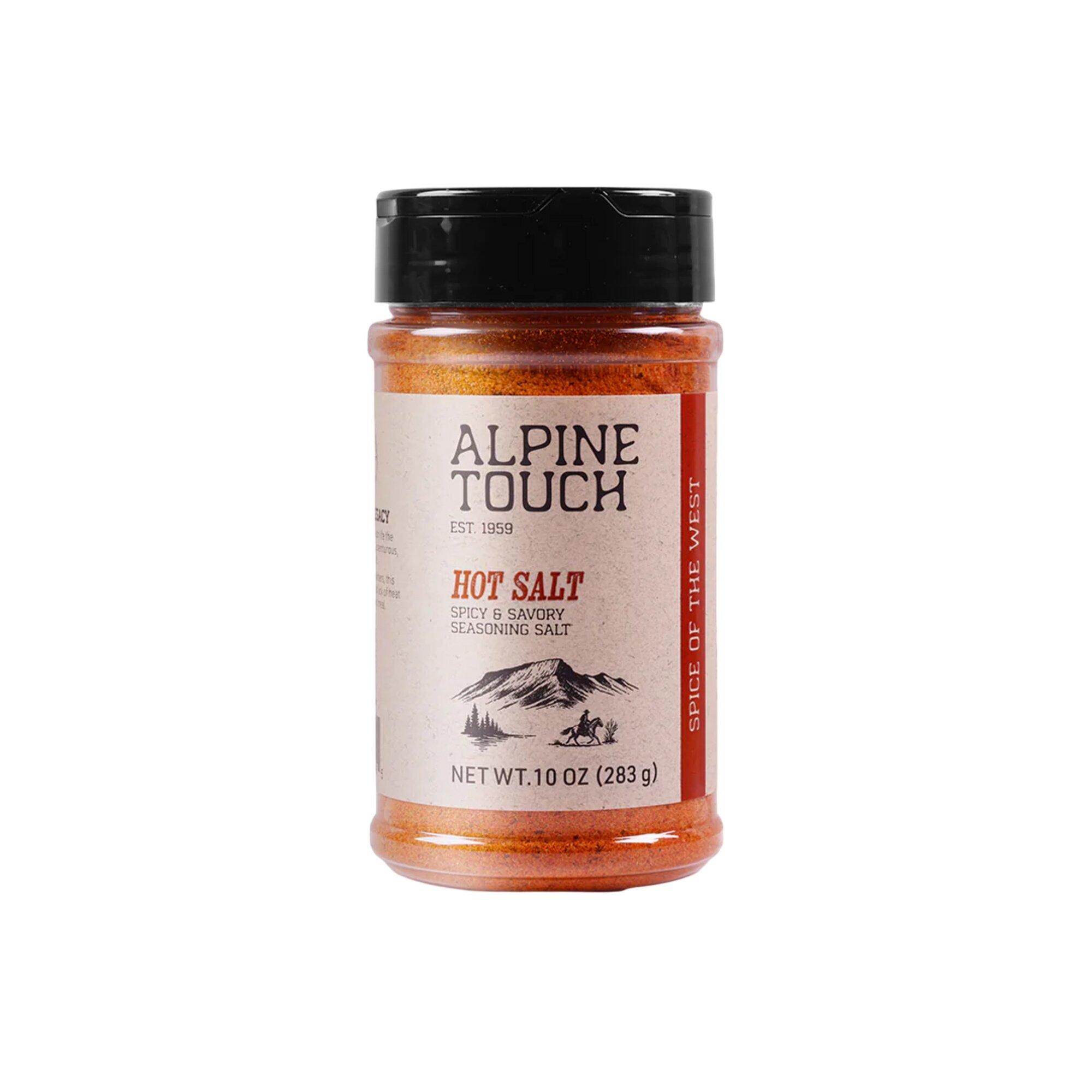 Alpine Touch Hot Salt Spicy & Savory Seasoning Salt - Montana Alpine Touch Inc