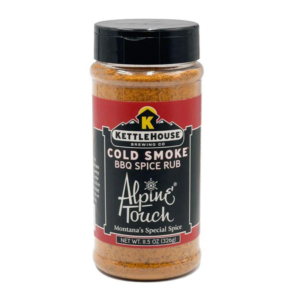 Alpine Touch X Kettlehouse Cold Smoke BBQ Rub 11.5 oz - Montana Alpine Touch Inc
