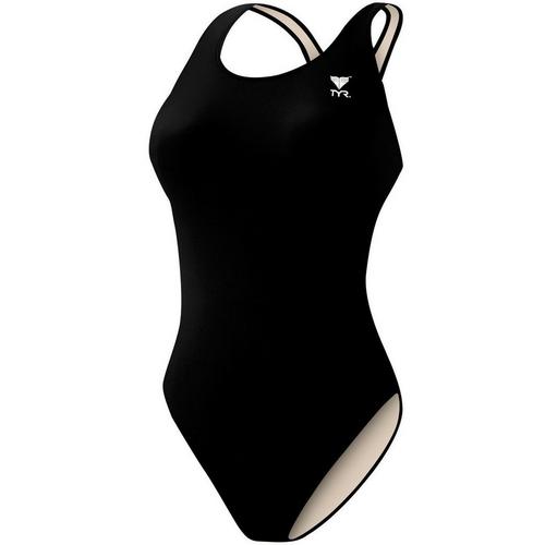 Women's TYR Solid Max Back Suit One Piece Swimsuit - Primary Image
