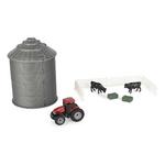 Ertl Case IH Mini Grain Bin Set with Tractor - Thumbnail 1 of 5